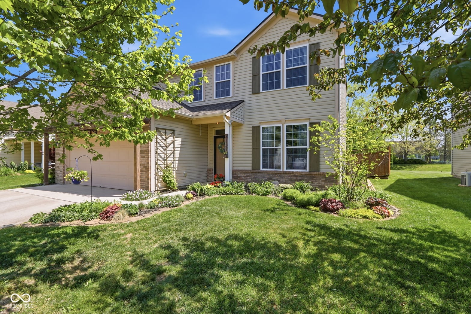 Front exterior at 4137 Hennessey Drive, Plainfield, IN