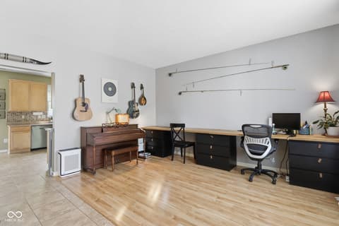 Home office at 4137 Hennessey Drive, Plainfield, IN