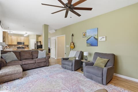 Living room at 4137 Hennessey Drive, Plainfield, IN