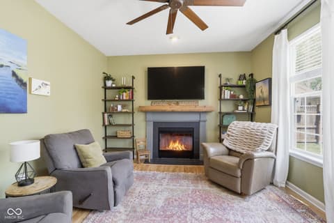Living room at 4137 Hennessey Drive, Plainfield, IN