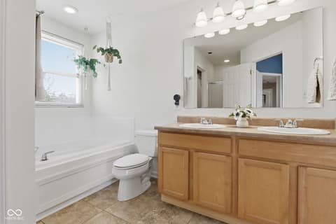 Bathroom at 4137 Hennessey Drive, Plainfield, IN
