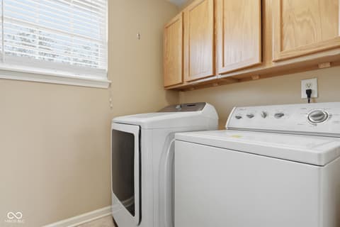 Laundry room at 4137 Hennessey Drive, Plainfield, IN
