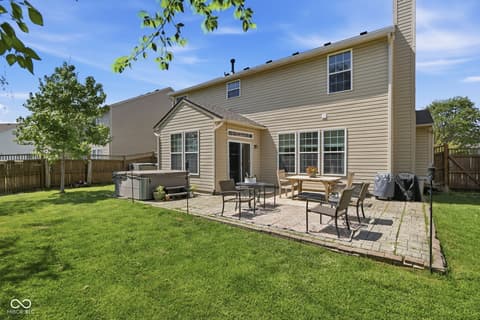 Backyard at 4137 Hennessey Drive, Plainfield, IN