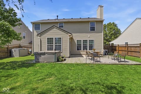 Backyard at 4137 Hennessey Drive, Plainfield, IN