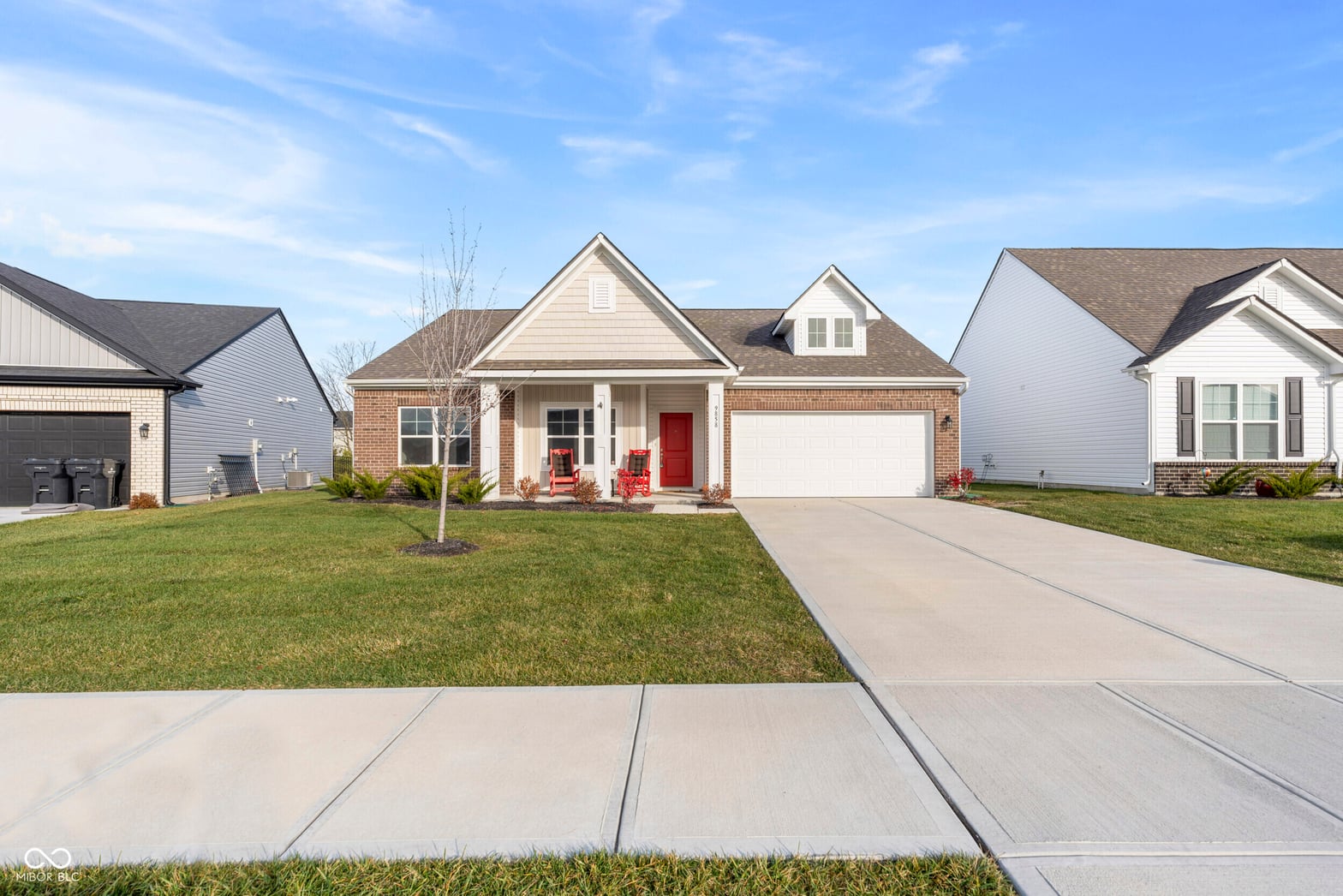 Front exterior at 9858 Bryce Boulevard, Pendleton, IN