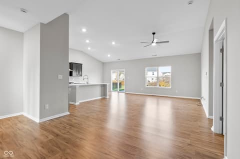 Living room at 9858 Bryce Boulevard, Pendleton, IN