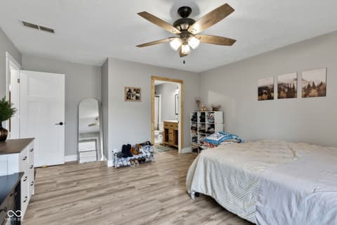 Bedroom at 4703 W 1200 N, Knightstown, IN