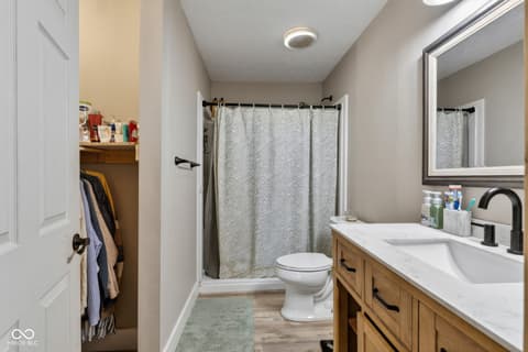 Bathroom at 4703 W 1200 N, Knightstown, IN
