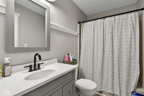 Bathroom at 4703 W 1200 N, Knightstown, IN