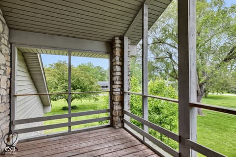 Outdoor living area at 4703 W 1200 N, Knightstown, IN