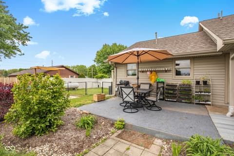 Backyard at 4703 W 1200 N, Knightstown, IN