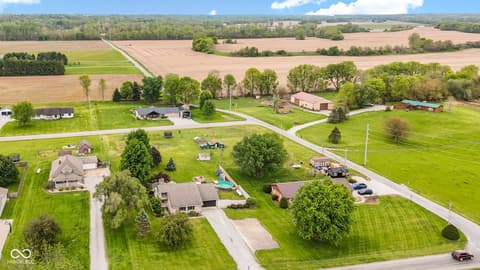 Aerial view at 4703 W 1200 N, Knightstown, IN