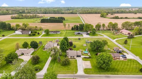 Aerial view at 4703 W 1200 N, Knightstown, IN