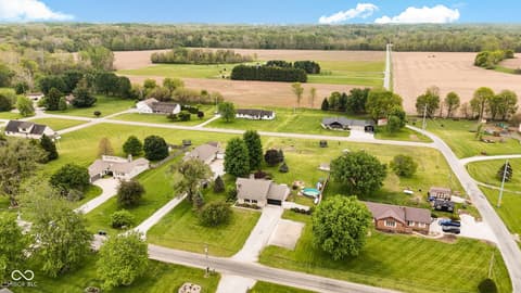 Aerial view at 4703 W 1200 N, Knightstown, IN