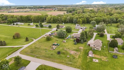 Aerial view at 4703 W 1200 N, Knightstown, IN