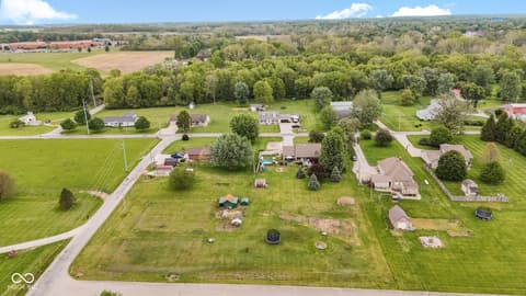 Aerial view at 4703 W 1200 N, Knightstown, IN