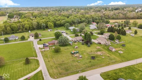 Aerial view at 4703 W 1200 N, Knightstown, IN