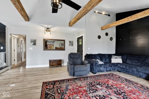 Living room at 4703 W 1200 N, Knightstown, IN