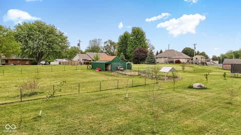 Aerial view at 4703 W 1200 N, Knightstown, IN