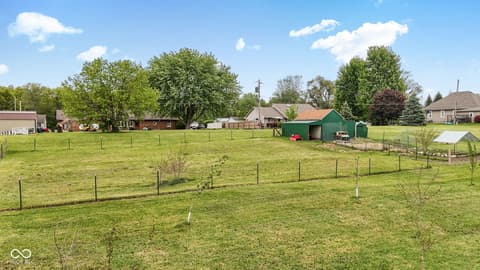 Aerial view at 4703 W 1200 N, Knightstown, IN