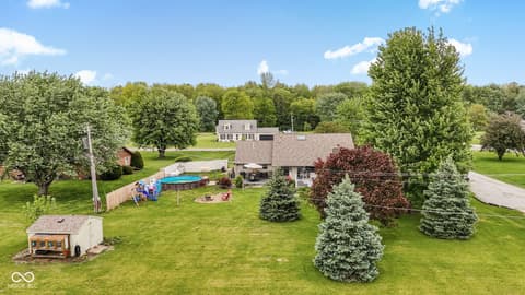 Aerial view at 4703 W 1200 N, Knightstown, IN