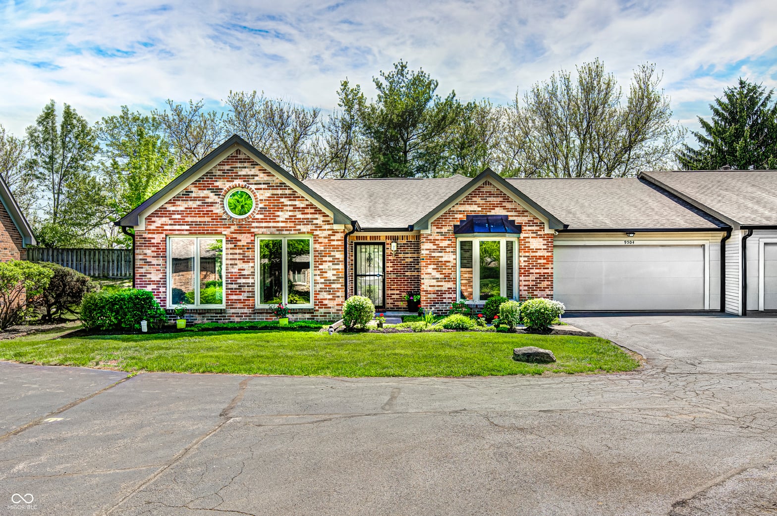Front exterior at 9504 Drakeford Drive, Indianapolis, IN