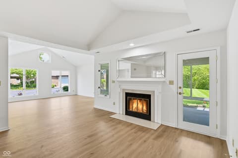 Family room at 9504 Drakeford Drive, Indianapolis, IN