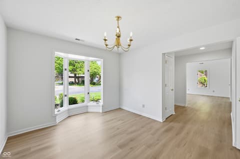 Dining room at 9504 Drakeford Drive, Indianapolis, IN