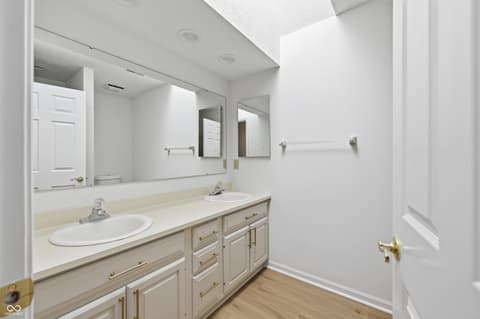 Bathroom at 9504 Drakeford Drive, Indianapolis, IN