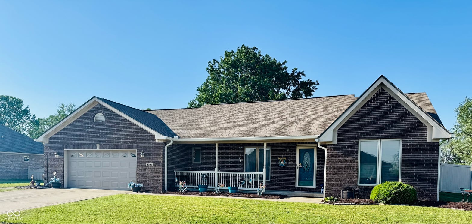 Front exterior at 2720 Falcon Court, Seymour, IN