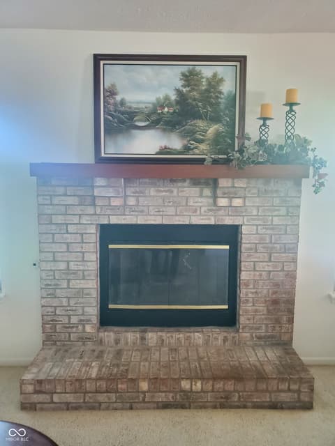 Fireplace — 8480 Southern Springs Boulevard, Indianapolis, IN