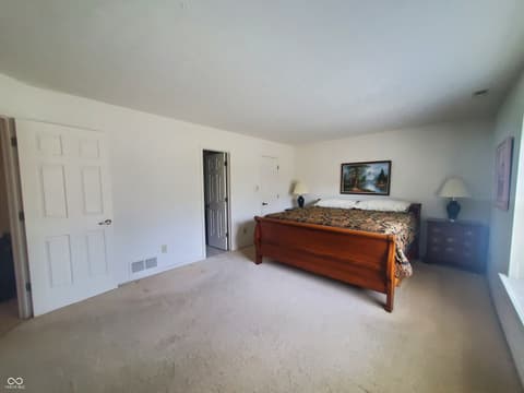Primary bedroom at 8480 Southern Springs Boulevard, Indianapolis, IN