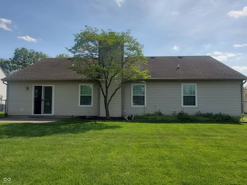 Backyard at 8480 Southern Springs Boulevard, Indianapolis, IN