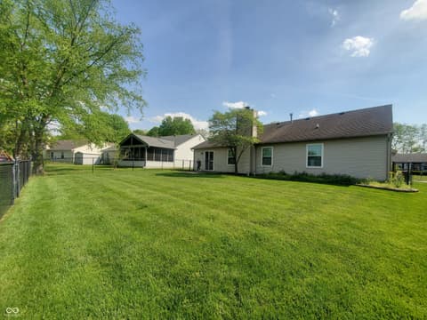 Backyard at 8480 Southern Springs Boulevard, Indianapolis, IN