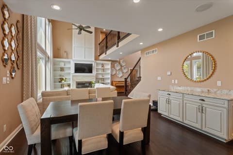 Dining room at 13560 Limerick Drive, St John, IN