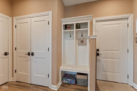 Laundry room at 13560 Limerick Drive, St John, IN