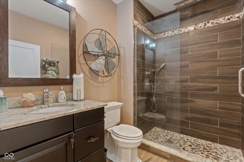 Bathroom at 13560 Limerick Drive, St John, IN