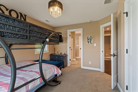Bedroom at 13560 Limerick Drive, St John, IN