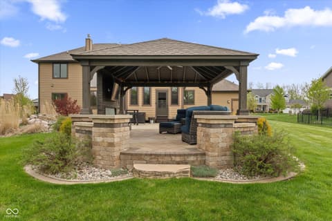 Outdoor living area at 13560 Limerick Drive, St John, IN