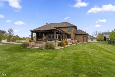Backyard at 13560 Limerick Drive, St John, IN