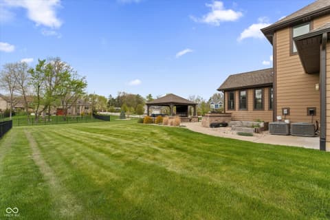 Yard at 13560 Limerick Drive, St John, IN