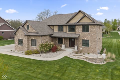 Front exterior at 13560 Limerick Drive, St John, IN