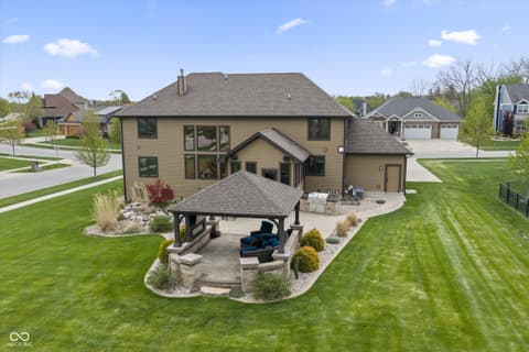 Backyard at 13560 Limerick Drive, St John, IN