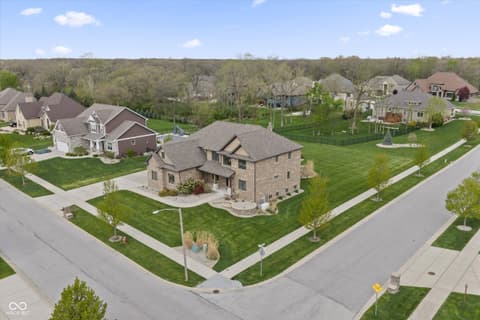Aerial view at 13560 Limerick Drive, St John, IN
