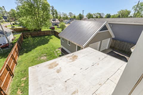 Aerial view at 381 Walnut Street, Franklin, IN