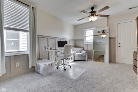 Home office at 381 Walnut Street, Franklin, IN