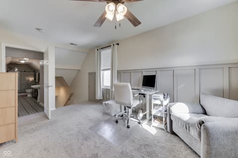 Home office at 381 Walnut Street, Franklin, IN
