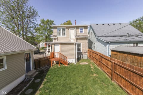 Backyard at 381 Walnut Street, Franklin, IN