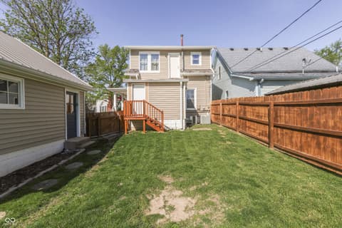 Backyard at 381 Walnut Street, Franklin, IN
