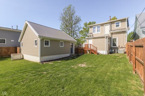 Backyard at 381 Walnut Street, Franklin, IN